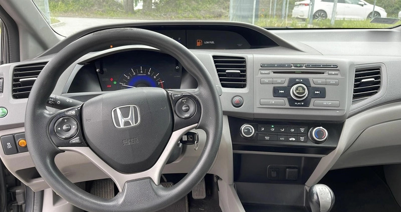 Honda Civic cena 32900 przebieg: 108975, rok produkcji 2012 z Górowo Iławeckie małe 379